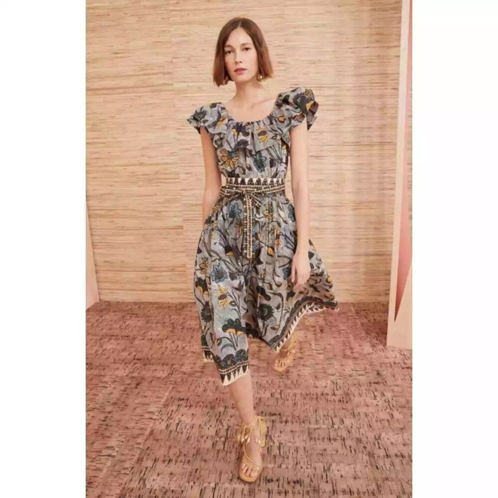 Ulla Johnson Spring Summer 2022 Amira Dress in Portofino 4 NWT
